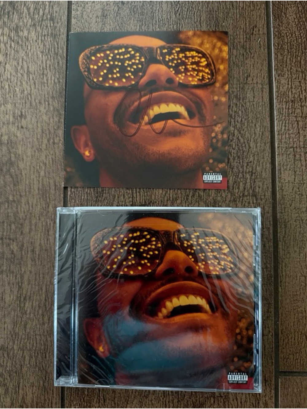 The Weeknd SIGNED / AUTOGRAPHED Collectors CD 14 HEARTLESS BLINDING LIGHTS